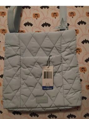 VERA BRADLEY Ultralight Hipster Vintage Denim Light Blue Crossbody Bag Purse NWT